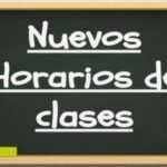 Nuevos Horarios de clases